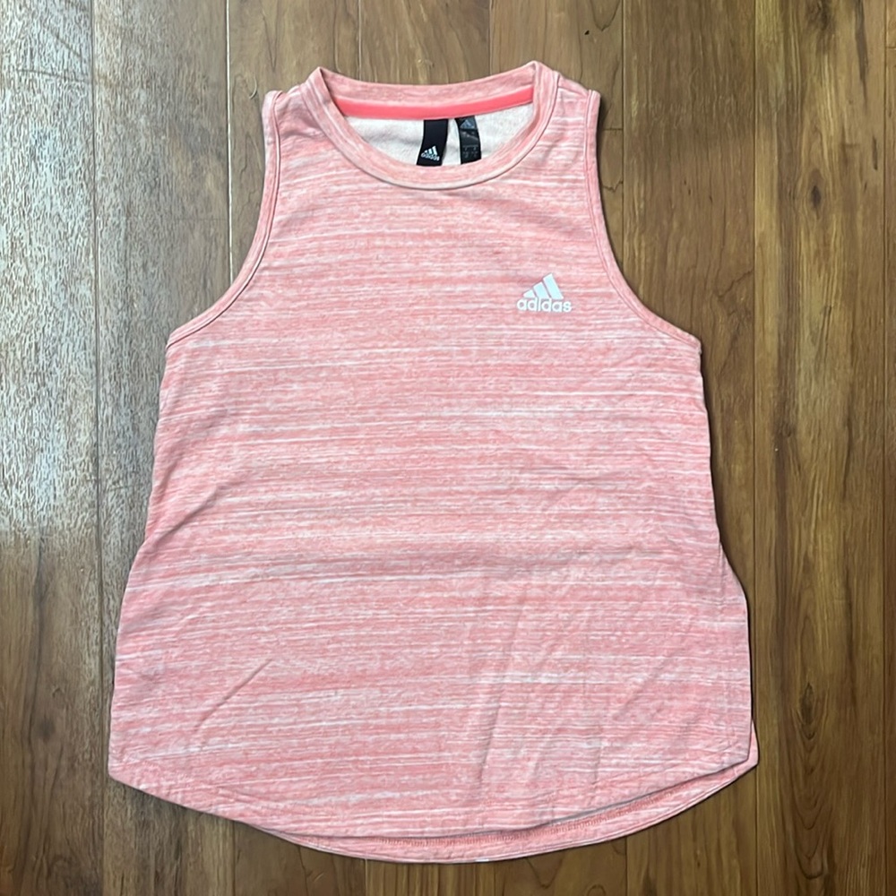 Adidas Size Small Workout Tank Top Pink